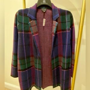 Talbots sweater jacket NWT